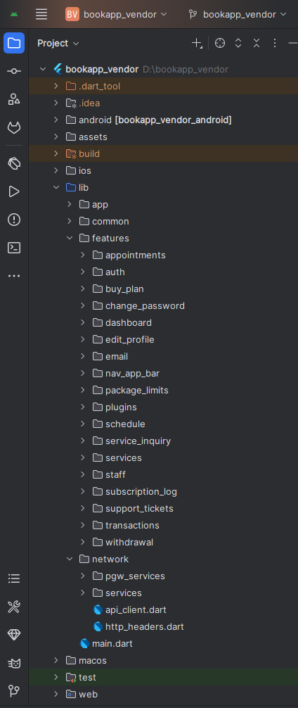 Project Folder Structure