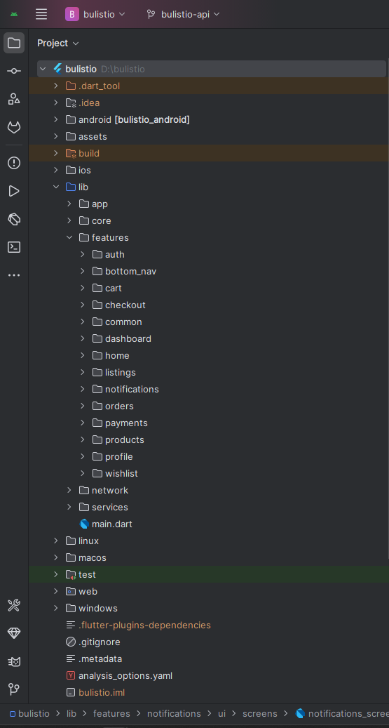Project Folder Structure
