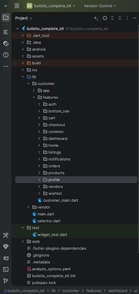 Project Folder Structure