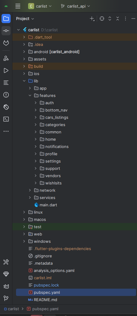 Project Folder Structure