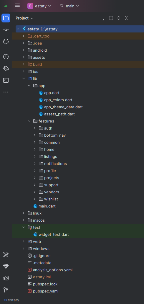 Project Folder Structure
