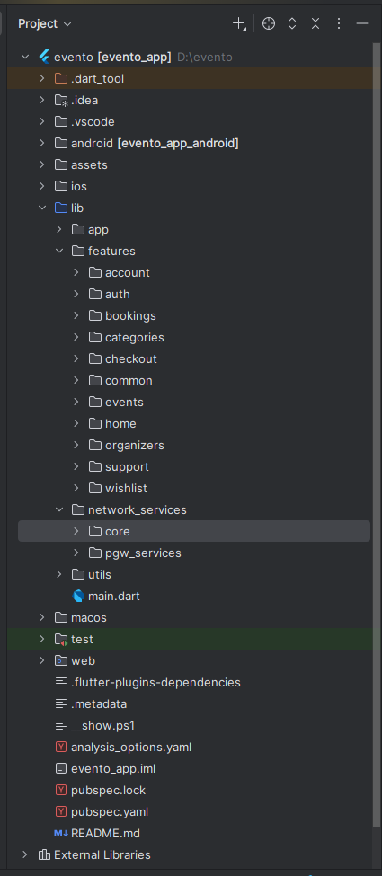 Project Folder Structure