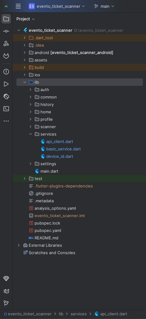 Project Folder Structure